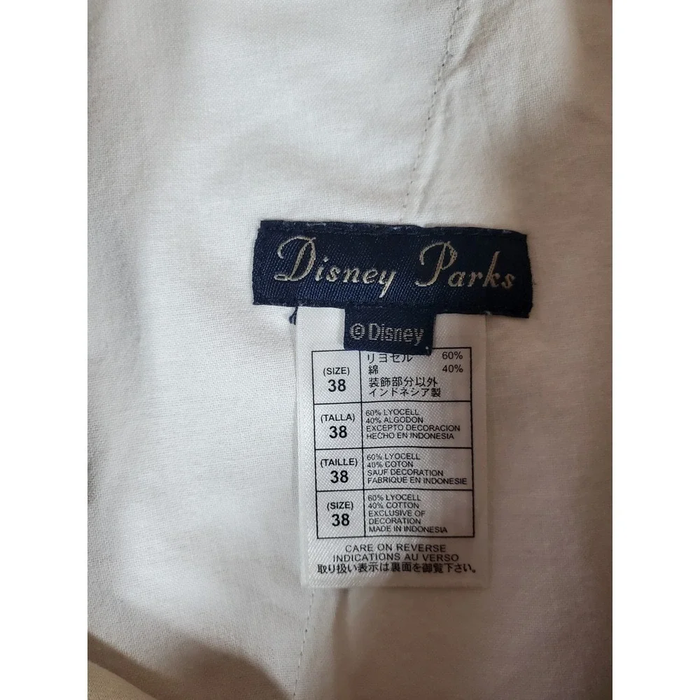 Disney Parks - Mickey Mouse Embroidered Khaki Shorts for Men | 38